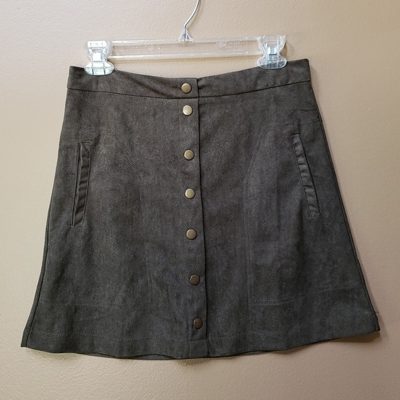 Sans Souci suede mini skirt - Picture 1 of 4
